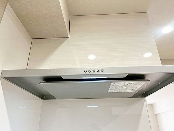 フラットタイプのレンジフードでお掃除ラクラク