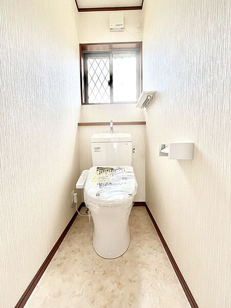 トイレは1階と2階それぞれに配置されていてとても便利です。