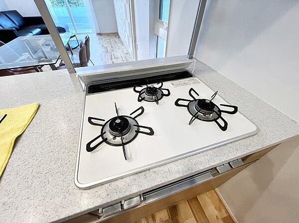 三口ガスコンロでお料理が一気にはかどりそう