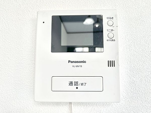 来客者を確認できるＴＶモニター付インターホン