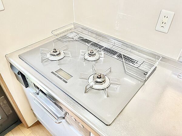 三口ガスコンロでお料理が一気にはかどりそう