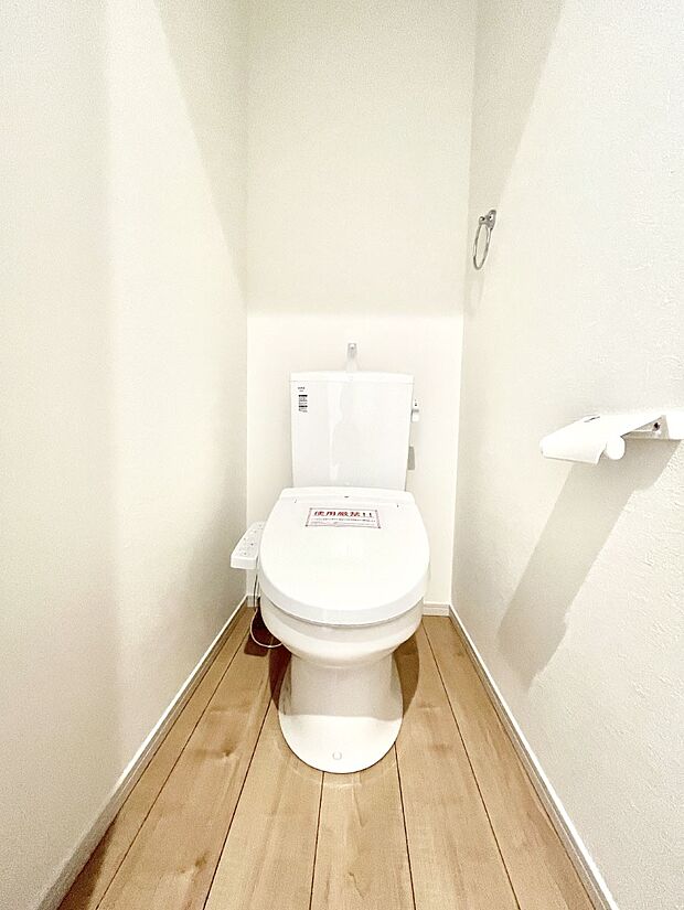 トイレは1階と2階それぞれに配置されていてとても便利です。 