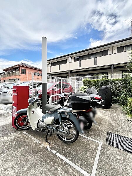 バイク置き場（空き状況は都度ご確認ください）