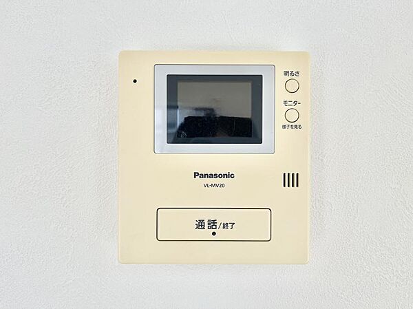 来客者を確認できるＴＶモニター付インターホン