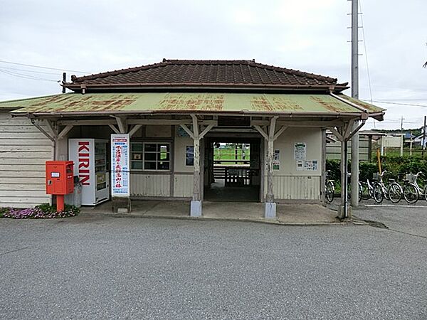 駅 1360m 小湊鉄道「海士有木」駅