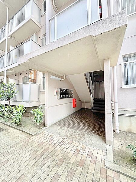 マンション入り口です。