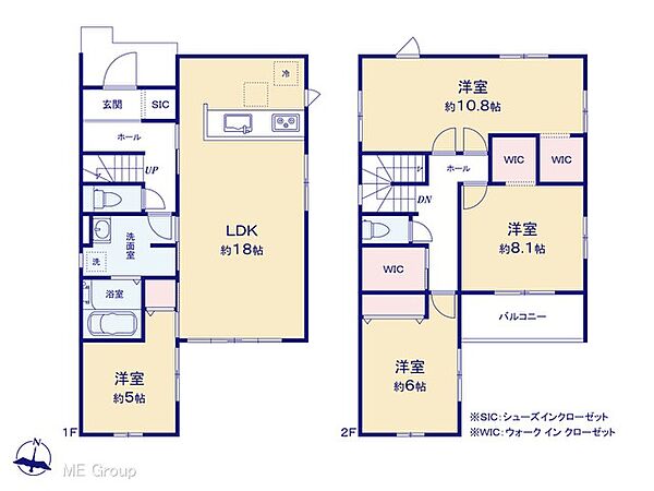 間取りを拡大表示