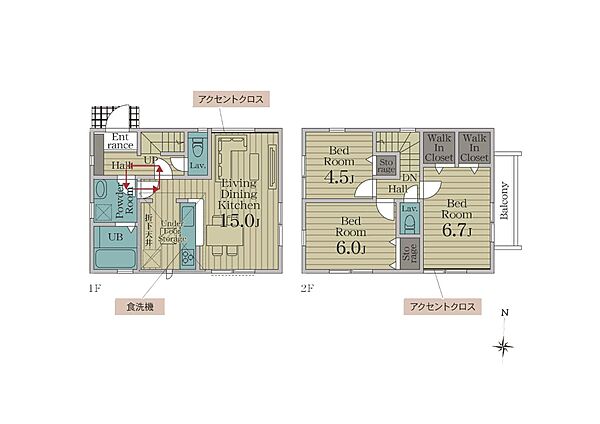 間取りを拡大表示