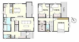 木更津市千束台2丁目　一戸建て 3LDKの間取り