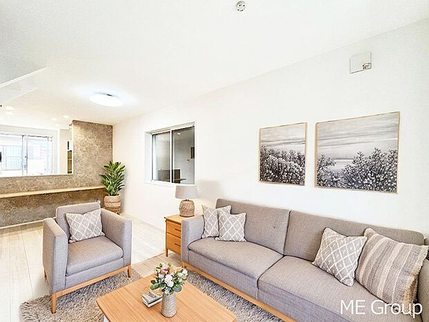 落ち着いた雰囲気のＬＤＫは家族みんなの快適空間※家具はCGです  