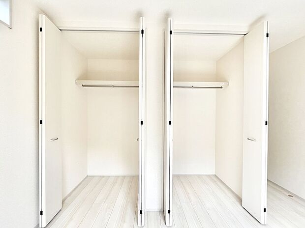 たっぷりの収納スペースで快適に暮らせそう