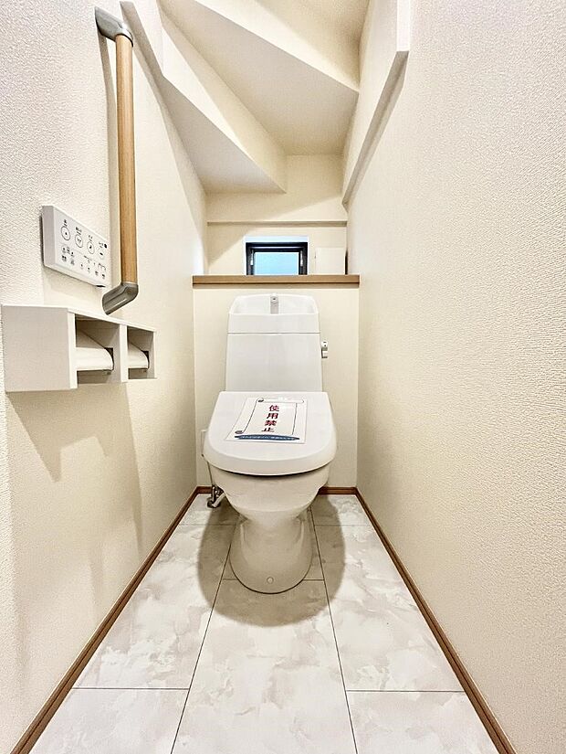 トイレは1階と2階それぞれに配置されていてとても便利です。 
