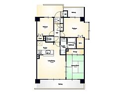 間取図画像 3LDK