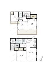 花見川区畑町　中古一戸建て 3LDKの間取り