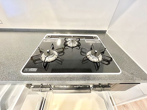 三口ガスコンロでお料理が一気にはかどりそう