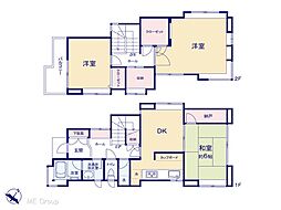 船橋市新高根4丁目　中古一戸建て 3DKの間取り