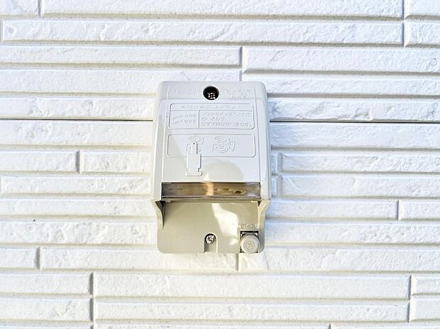 便利な外コンセント。