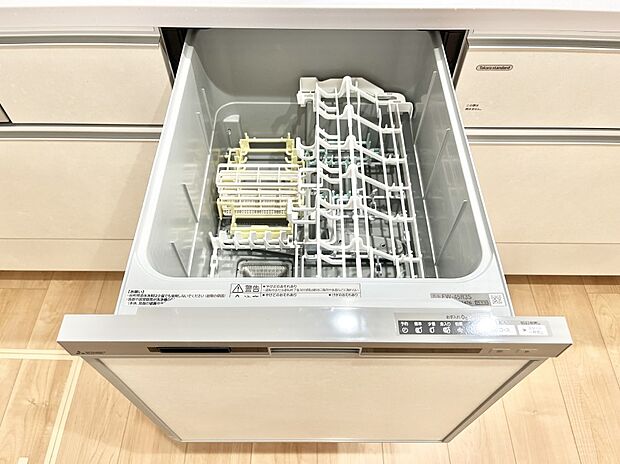 面倒なお片づけは食洗機にお任せ!家事の負担が減って、時間にも気持ちにもゆとりができます。