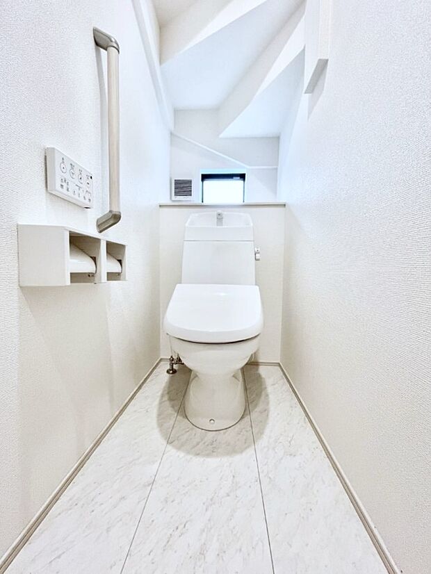 トイレは1階と2階それぞれに配置されていてとても便利です。