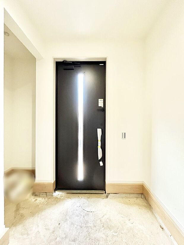 明るい玄関はお客様をお出迎えするのにぴったりです!