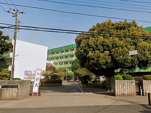 中学校 1100m 船橋市立坪井小学校