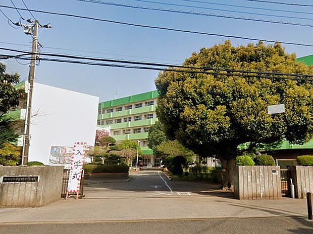 中学校 1100m 船橋市立坪井小学校