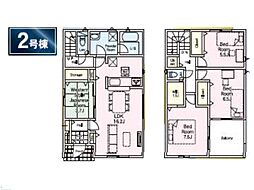 成田市玉造4丁目　第13　新築一戸建て　全2棟