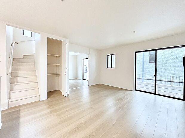 リビング階段、毎日大切な家族とコミュニケーションがとれる家族思いの間取り