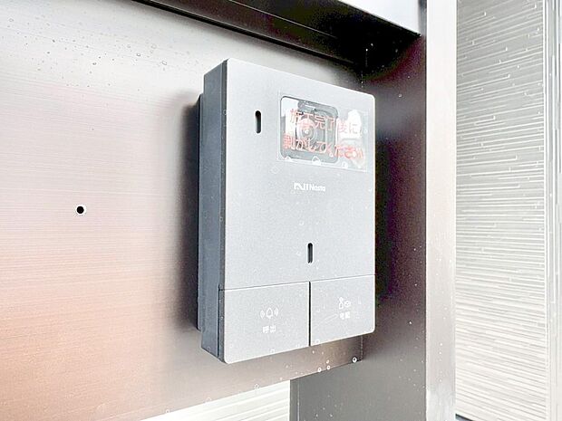 TVモニター付インターホンでセキュリティ面にも配慮!