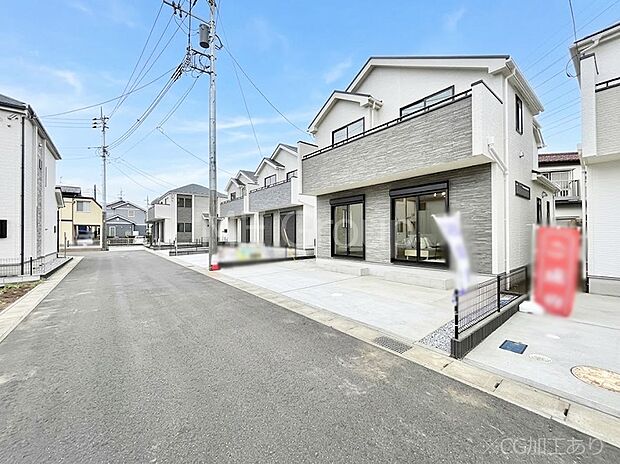 前面道路はきちんと整備されています  