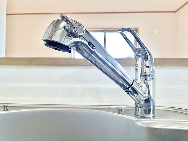 いつでも清潔なおいしいお水を。一つの水栓で水道水と浄水を使い分け。