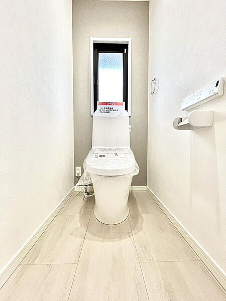 トイレは1階と2階それぞれに配置されていてとても便利です。