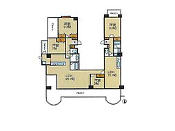 アーバンエクセル白井B棟・くすのき棟 4LDKの間取図画像