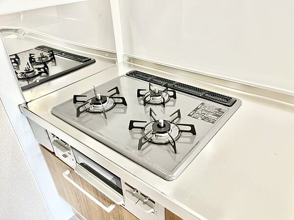 三口ガスコンロでお料理が一気にはかどりそう