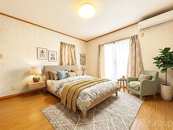 爽やかな日差しがお部屋全体を優しく包み込んでくれます※家具はCGです