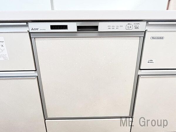 節水や時間の短縮、手荒れ防止にも！ビルトインタイプなのでキッチントップが広々！