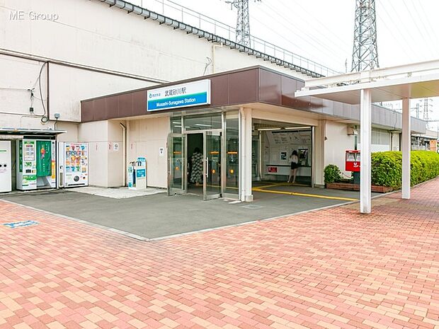 駅 1360m 西武鉄道拝島線「武蔵砂川」駅