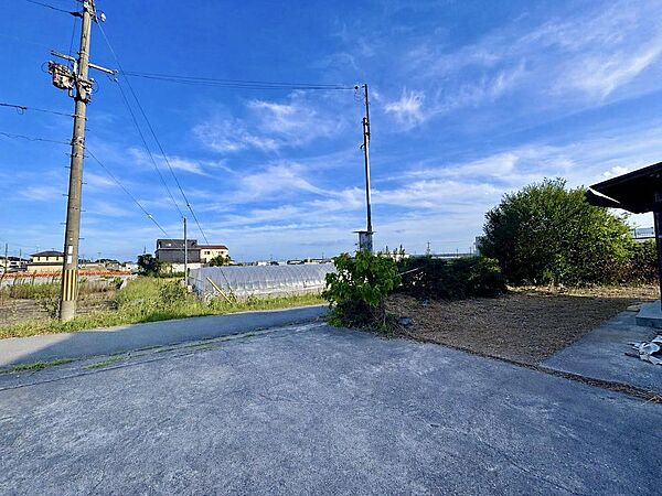 道路との高低差無し♪