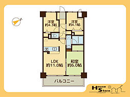 間取図画像 3LDK