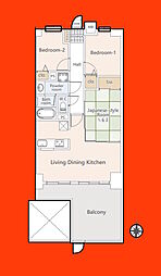 間取図画像 3LDK