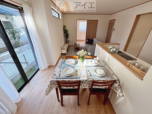 開放感と採光にこだわったLDK