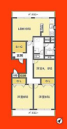 間取図画像 3LDK