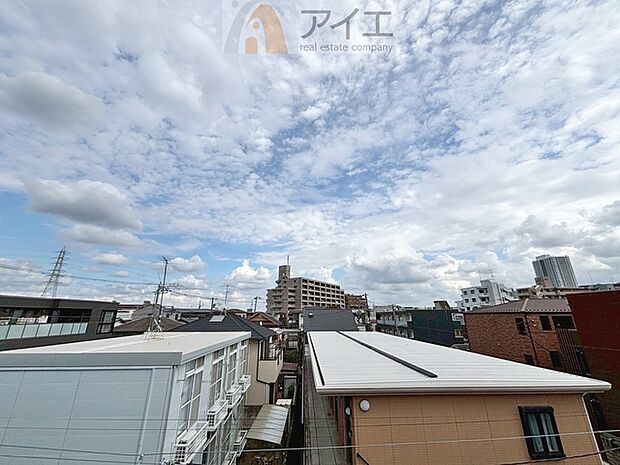 空を近くに感じられる眺望を楽しめます