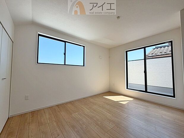 風通しが良く、開放感あふれるお部屋です