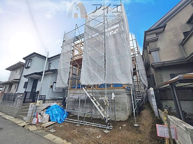 車の通りも少ない閑静な住宅地