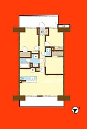 稲毛長沼パークハウス 3LDKの間取図画像