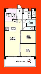 グリーンハイツ行徳 2SLDKの間取図画像