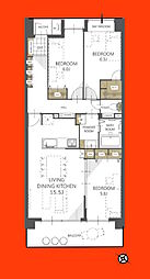 レーベンハイム西千葉ガーデンシティ 3LDKの間取図画像