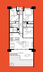 ライオンズマンション千葉グランドタワー 3LDKの間取図画像