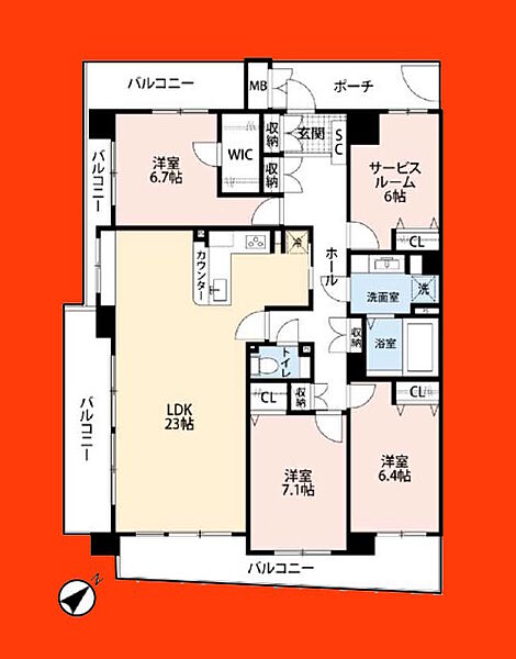 間取り：312001280672